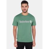 Timberland TB0A5UPQA6Z1-KENNEBEC RIVER Sleeve Yeşil Yuvarlak Normal Baskılı Erkek T-Shirt