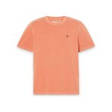 Timberland Tb0a5yay Garment Dye Sleeve Turuncu Erkek T-shirt