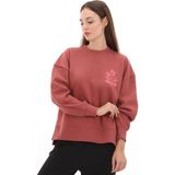 Timberland TB0A5ZX7EFU1 Timberland Brushed Chest Graphıc Crew Sweatshırt Kadın Sweatshirt Pembe