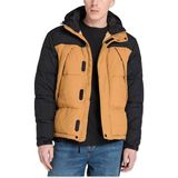 Timberland TB0A6267 Durable Suya Dirençli Puffer Jacket Siyah-Sarı Erkek Mont - Siyah - Sarı