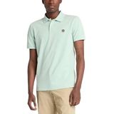 "Timberland Tb0A6Bx4 Millers River Sleeve Stretch Polo Açık Yeşil Erkek T-Shirt, ENE1 CAMEO GREEN, L"