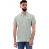 Timberland Tb0A6Bx4 Millers River Sleeve Stretch Polo Açık Yeşil Erkek T-Shirt