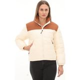 Timberland TB0A6HBWV041 Timberland Synthetıc Insulated Puffer Jacket Kadın Ceket Krem - Bej - Krem