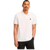 Timberland TB0A6VDP Millers River Pique Sleeve Polo Beyaz Erkek T-Shirt - XL