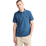Timberland Tb0A6Vdp Millers River Pique Sleeve Polo Mavi Erkek T-Shirt