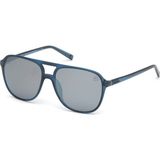 Timberland Tımberland 9190/S 90D 58 16 150 Polarize Erkek Güneş Gözlüğü - Şeffaf Lacivert
