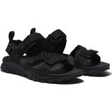 Timberland Tımberland Backstrap Sandal Tekstil Malzeme ile Erkekler İçin Kullanışlı Siyah Sandalet
