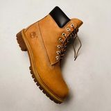 Timberland Timberland Premium 6 Inch Lace Up Waterp Erkek Sarı Günlük Ayakkabı TB1100617131 - Sarı