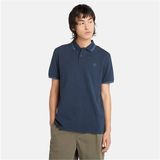 Timberland Tipped Pique Short Sleeve Polo Dark Sapphıre Erkek T-shirt Lacivert