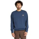 Timberland Tree Logo Patch Crewneck Erkek Mavi Sweatshirt TB0A6HHKEYO1 - XL