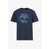 Timberland Tree Logo Short Sleeve Erkek Mavi T-Shirt TB0A2C2RZ021