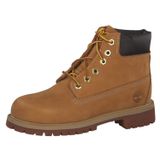 Timberland Üniseks 6 inç Premium Waterproof (Toddler) bağcıklı çizme, Sarı Wheat nubuk, 22 EU