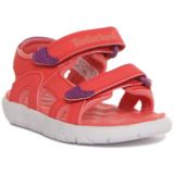 Timberland Üniseks Çocuk Perkins Row 2 Kayış (Youth) Sandalet, koyu pembe, 29 EU