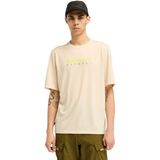 Timberland UV-PROTECTION LOGO SHORT Bej Erkek Kısa Kol T-Shirt - Bej - Lila