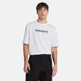 Timberland Uv-Protection Logo Short Sleeve Tee Erkek T-Shirt - Beyaz - 2XL