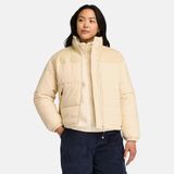 Timberland Welch Mountain Synthetic Insulated Puffer Kadın Bej Ceket - XS