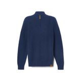 Timberland Williams River Erkek 1/4 Fermuarlı Dokulu Kazak, Deniz, M