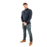 Timberland Williams River Erkek Tam Fermuarlı Kazak Mavi, Mavi, XL