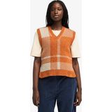 Timberland Wool Blend Vest Kadın Kahverengi Süveter