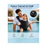Timburly Anakucağı Su Geçirmez Bebek Kanguru Taşıyıcı Havuz Deniz İçin Bebek Yüzme Alıştırma Kangurusu Babycarrier Sling