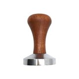 Time Ahşap Saplı Barista Kahve Tamper, Paslanmaz Çelik Taban (58 Mm)