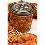 time in a tin retro 1960 Aslan Burcuna Özel İpeksi Saten Tasarım Fular-Retro Teneke Kutulu Hediye Seti