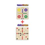 TIME TABLE 2 li oyun Ahşap Kızma Birader + 9 Taş Akıl, Zeka, Strateji Ve Beceri Oyunları Seti
