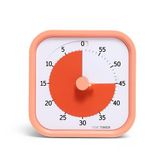 TIME TIMER Home MOD - 60 Dakika Çocuk Görsel Zamanlayıcı Ev Sürümü - Ev Eğitim Malzemeleri Çalışma Aracı, Çocuk Masası, Ofis Masası ve Sessiz Çalışmalı Toplantılar için Zamanlayıcı (Kırmızı Turuncu)