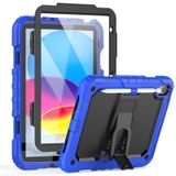 Timecity iPad 10. Nesil (2023/2022 Modeli) -10,9 inç (10,9 inç) için Ekran Koruyuculu, Katlanabilir Standlı, Dayanıklı, Sağlam, Darbeye Dayanıklı Koruyucu Kılıf, 10.9 inç iPad 10. Nesil için - Mavi