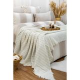 Timeless 7 Parça Müslin Pikeli Poplin Nevresim Takımı - Pudra - 220 x 240 cm