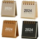 Timeless Tre 4 Adet Mini Masa Takvimi Ocak 2024 - Aralık 2024 Cep Takvimi (Yurt Dışından) - Kırtasiye