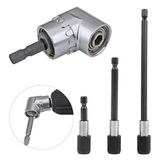 TIMESETL 105° Açılı Tornavida Başlığı Adaptör Mıknatıslı Uç Tutucu Allen 3 adet 60/100/150 mm 1/4 inç Altıgen Şaft Hızlı Sıkıştırma Uzatma Tutucu Uç Seti Uzatma Çubuğu Matkap için Uç Seti Uzatma