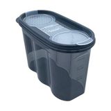 Timestart 2 Kapaklı Ölçekli Erzak Saklama Kabı - 1,2 Litre - SA930