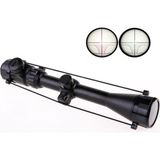 Timestart 3-9X40 Zoomlu Çıft Işıklı Av Tüfeği Dürbünü Silah Montaj Kelepçeli