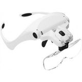 Timestart 5 Lens 1.0x-3.5x 2led Işıklı Ile Ayarlanabilir Gözlük Büyüteç 9892B2