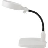 Timestart Masaüstü 10X LED Işıklı Büyüteç Okuma El Saları Onarım Büyüteç 7765