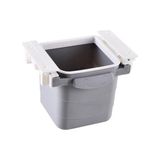 Timestart Mini Masa Çöp Kovası Plastik Tezgah Altı Geri Çekilebilir Yapışkanlı Görünmez Bölme Pratik