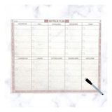 Timestart Şeffaf Kendiliğinden Yapışkanlı Kalemli Haftalık Planlayıcı 40CM-50CM