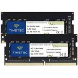 Timetec 16Gb Kıt(2X8gb) Ddr4 2666 Mhz (Ddr4-2666) Pc4-21300 (Pc4-2666V) Ecc Olmayan Arabelleksiz 1.2V Cl19 1Rx8 Tek Sıralı 260 Pin Sodımm Dizüstü Bilgisayar Bilgisayar Bellek Ram Modülü Yükseltme