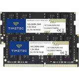 Timetec 32 Gb Kıt (2X16 Gb) Ddr4 2666 Mhz (Ddr4-2666) Pc4-21300 (Pc4-2666V) Ecc Olmayan Arabelleksiz 1,2 V Cl19 2Rx8 Çift Sıralı 260 Pin Sodımm Dizüstü Bilgisayar Bellek Ram Modülü Yükseltme