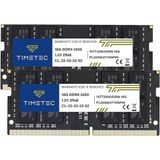 Timetec 32 Gb Kıt (2X16 Gb) Ddr4 3200 Mhz (Ddr4-3200) Pc4-25600 Ecc Olmayan Arabelleksiz 1.2 V Cl22 2Rx8 Amd Ve Intel Oyun Dizüstü Bilgisayar Bellek Ram İçin Çift Sıralı 260 Pin Sodımm