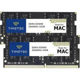 Timetec 64 GB Kıt (2X32 Gb), Retina 5k Ekranlı, 2018 Sonu Mac Mini 8.1 PC4-21333/PC4-21300 Mac Ram ile Orta 2020 iMac 20.1/20.2/orta 2019 IMAC19.1 27 Inç Için Apple Ddr4 2666MHZ ile Uyumlu