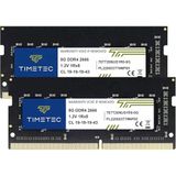 Timetec Premium 16Gb Kıt(2X8gb) Ddr4 2666 Mhz (Ddr4-2666) Pc4-21300 (Pc4-2666V) Ecc Olmayan Tamponsuz 1.2V Cl19 1Rx8 Tek Sıralı 260 Pin Sodımm Dizüstü Bilgisayar Bellek Ram Modülü Yükseltmesi