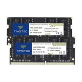 Timetec Premium 32 GB Kıt (2X16 Gb) Ddr4 2666 Mhz (DDR4-2666) PC4-21300 (PC4-2666V) Ecc Olmayan Arabelleksiz 1,2 V CL19 2rx8 Çift Kademeli 260 Pin Sodımm Dizüstü Bellek Ram'i