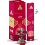 Time&Tech AŞK (LOVE) ÇUBUK TÜTSÜ 5 PAKET 100 ADET (INCENSE STICKS, 5 PACKS, 100 STICKS)