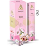 Time&Tech GÜL (ROSE) ÇUBUK TÜTSÜ 5 PAKET 100 ADET (INCENSE STICKS, 5 PACKS, 100 STICKS)
