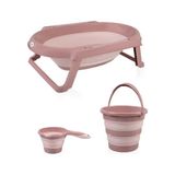 Timion Mey Ithalat® katlanır Banyo 3'lü Küvet Seti 765 Somon - 1 kg