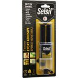 Timion Selsil Epoxy Syrınge Adhesive Şırınga Epoksi Yapıştırıcı 28GR. Alüminyum - Cam - Porselen - Seramik - Ahşap - Metal (5148) - Renkli