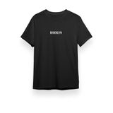 TİMİSİVA Unisex Brooklyn Siyah Oversize Bisiklet Yaka Baskılı T-shirt
