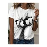 TİMİSİVA(172) Unisex Oversize KURT TÜRK BAYRAĞI Baskılı Bisiklet Yaka Kısa Kollu SİYAH T-shirt BEYAZ M